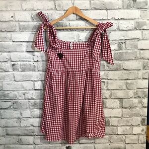 Imperial Dress Red gingham Picnic Dress Medium - Made in Italy
